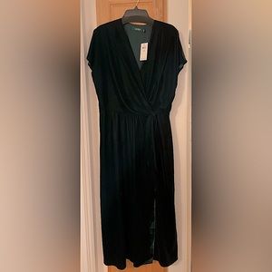 Ralph Lauren velvet full length dress